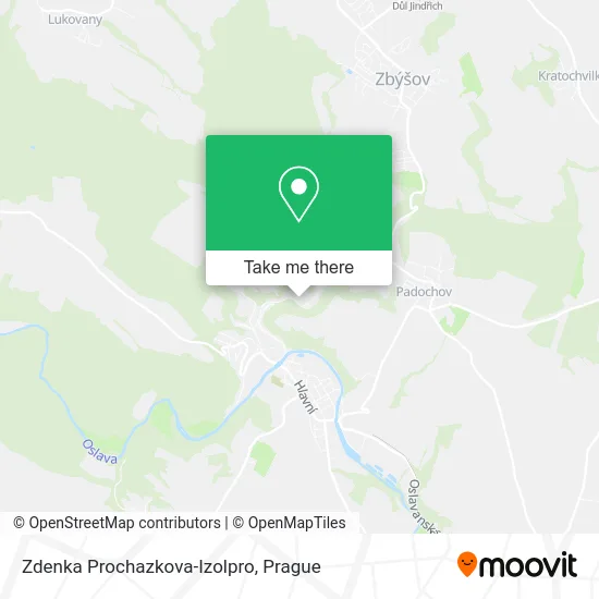Карта Zdenka Prochazkova-Izolpro