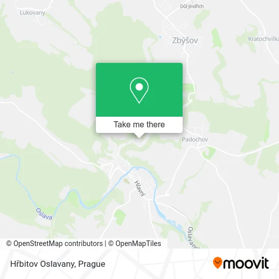 Карта Hřbitov Oslavany