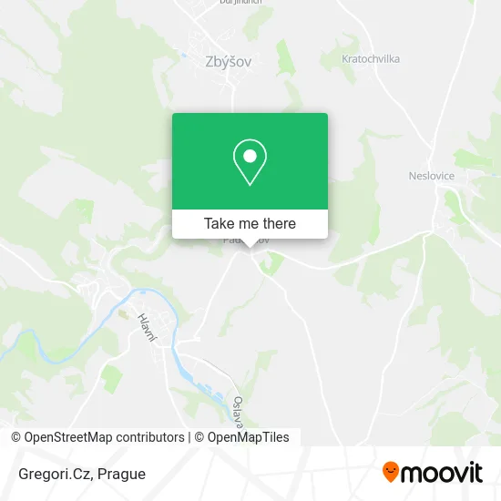Карта Gregori.Cz