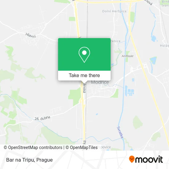 Карта Bar na Tripu