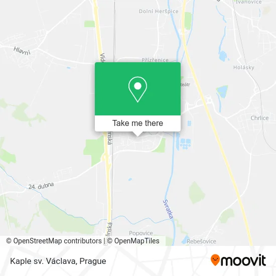 Карта Kaple sv. Václava