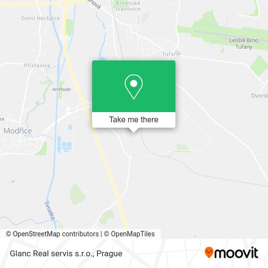 Карта Glanc Real servis s.r.o.