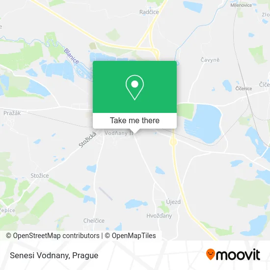 Карта Senesi Vodnany