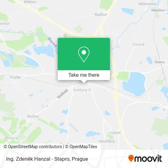 Карта Ing. Zdeněk Hanzal - Stapro