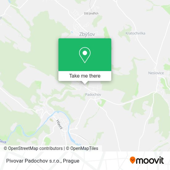 Карта Pivovar Padochov s.r.o.