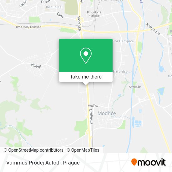 Карта Vammus Prodej Autodi