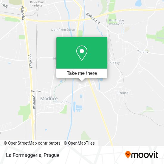 Карта La Formaggeria
