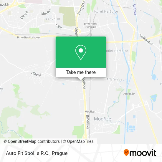 Auto Fit Spol. s R.O. map