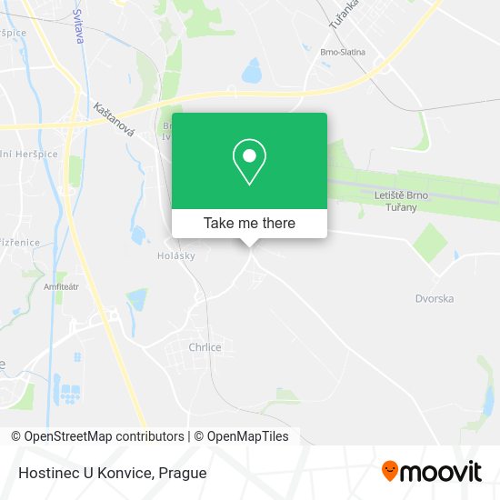 Карта Hostinec U Konvice