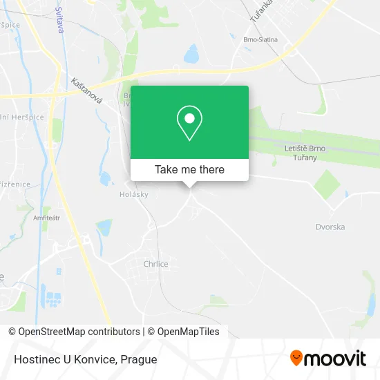 Карта Hostinec U Konvice