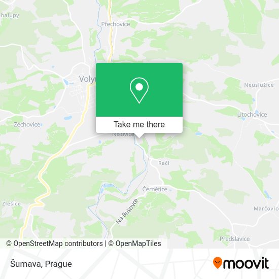 Карта Šumava