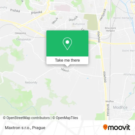 Maxtron s.r.o. map