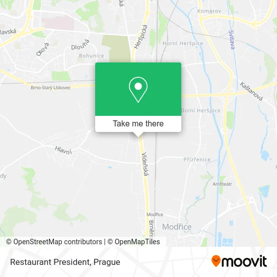 Карта Restaurant President