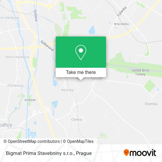 Карта Bigmat Prima Stavebniny s.r.o.