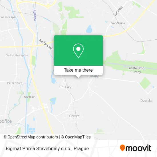 Карта Bigmat Prima Stavebniny s.r.o.