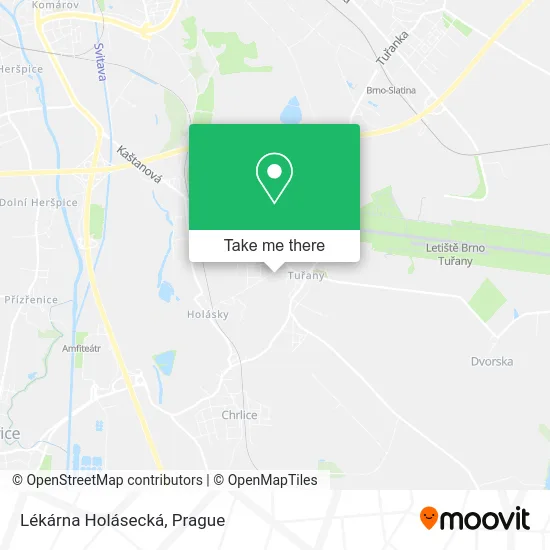 Карта Lékárna Holásecká