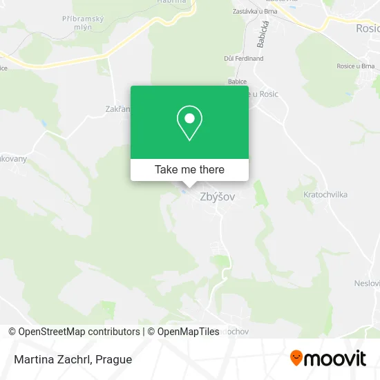 Карта Martina Zachrl