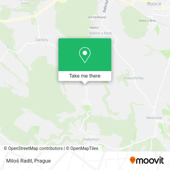Карта Miloš Radil