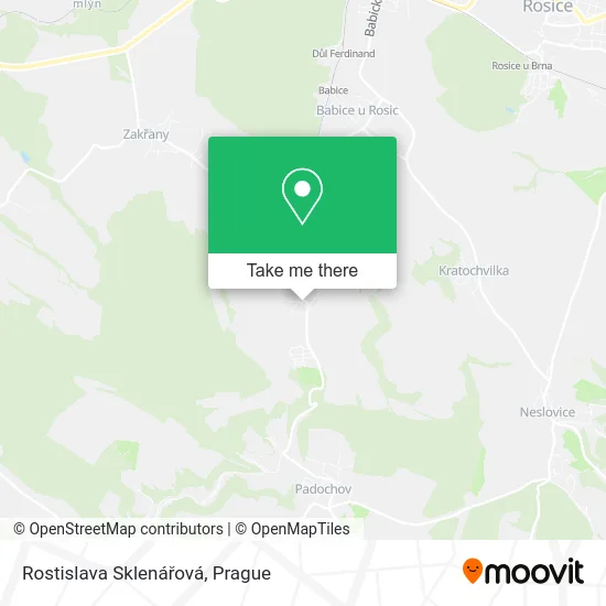 Карта Rostislava Sklenářová