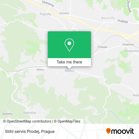 Карта Stihl servis Prodej