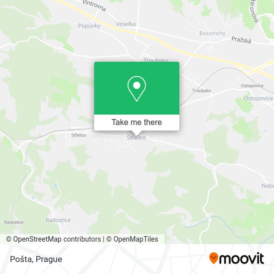 Карта Pošta