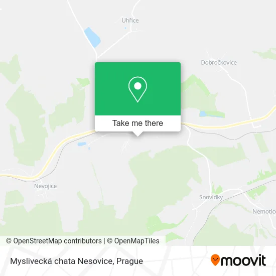Карта Myslivecká chata Nesovice