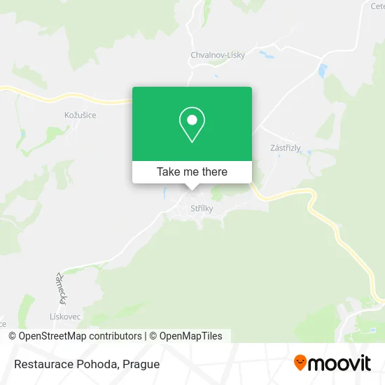 Карта Restaurace Pohoda