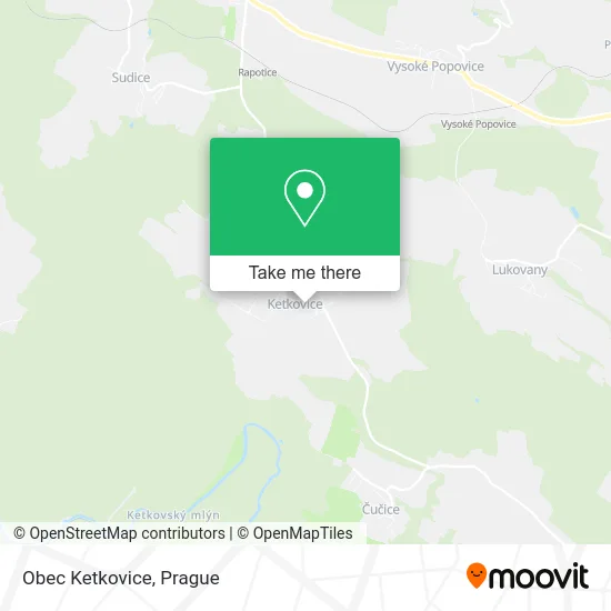 Карта Obec Ketkovice