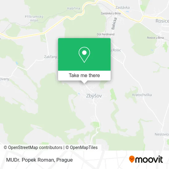 Карта MUDr. Popek Roman
