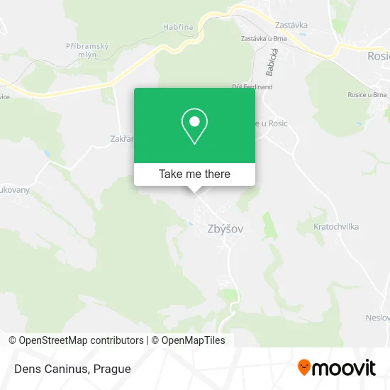 Карта Dens Caninus