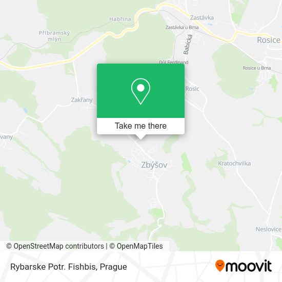 Карта Rybarske Potr. Fishbis