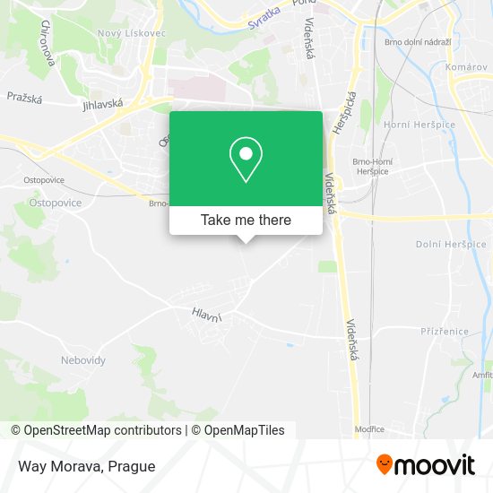 Карта Way Morava