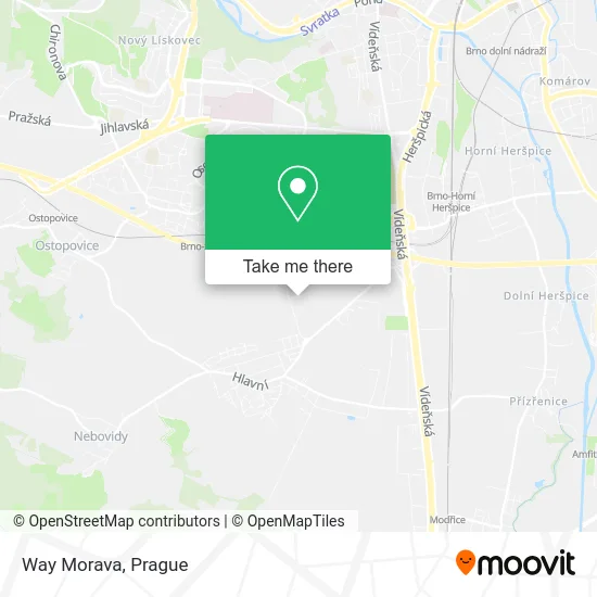 Карта Way Morava