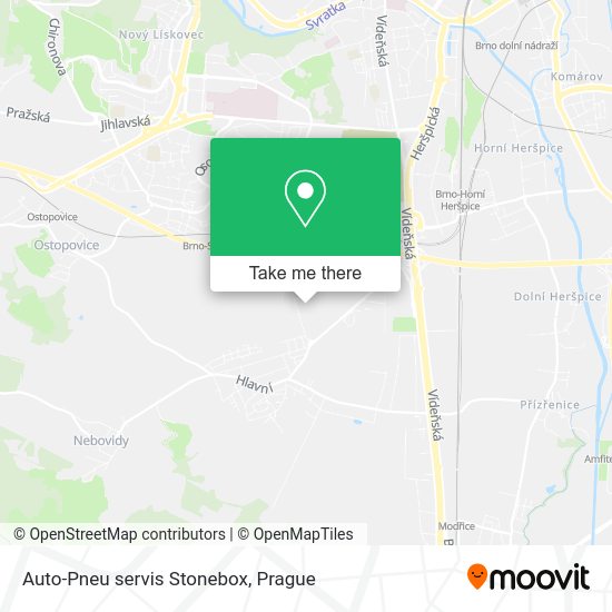 Карта Auto-Pneu servis Stonebox