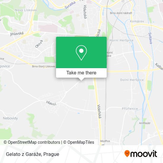 Карта Gelato z Garáže