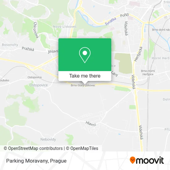 Карта Parking Moravany