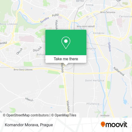 Карта Komandor Morava