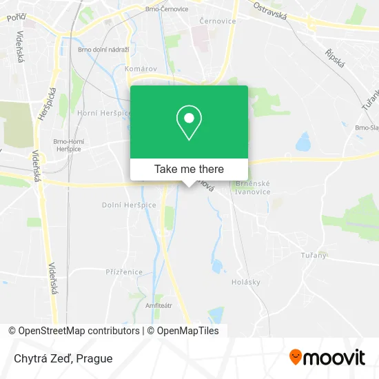 Карта Chytrá Zeď