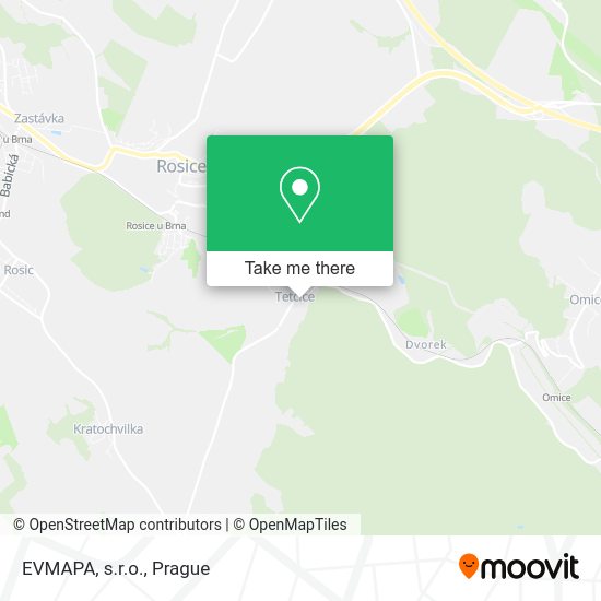 Карта EVMAPA, s.r.o.