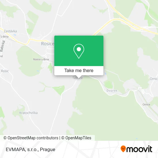 Карта EVMAPA, s.r.o.