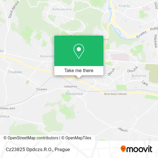 Карта Cz23825 Dpdczs.R.O.