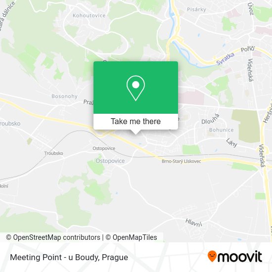 Карта Meeting Point - u Boudy