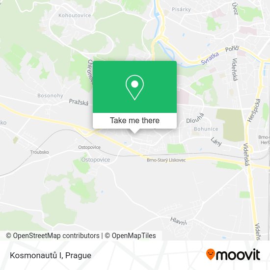 Карта Kosmonautů I