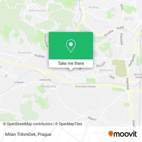 Карта Milan Trávníček