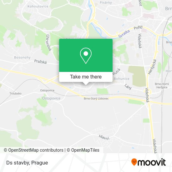 Карта Ds stavby