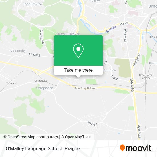 Карта O'Malley Language School