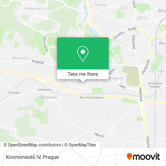 Карта Kosmonautů IV