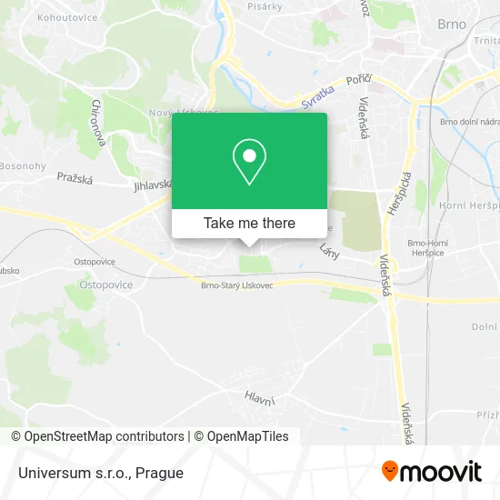 Карта Universum s.r.o.