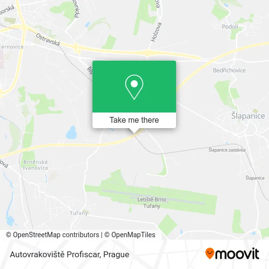Карта Autovrakoviště Profiscar