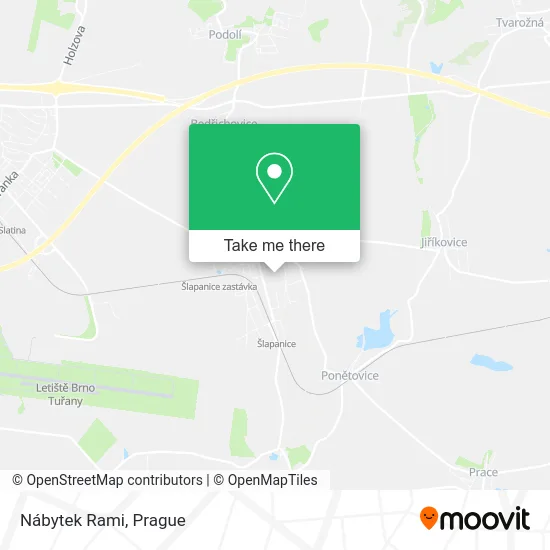 Карта Nábytek Rami